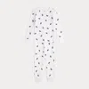 Polo Ralph Lauren Ralph Lauren Polo Bear Tee & Flannel Pant Sleep Set In White
