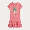 Polo Ralph Lauren Ralph Lauren Polo Bear Tiered Cotton Jersey Dress