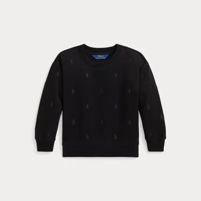 Polo Ralph Lauren Kids' Ralph Lauren Polo Pony Fleece Sweatshirt In Black