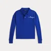 Polo Ralph Lauren Kids' Ralph Lauren Polo Team Terry Polo Sweatshirt In Blue