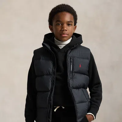 Polo Ralph Lauren Kids' Ralph Lauren Quilted Down Vest In Black