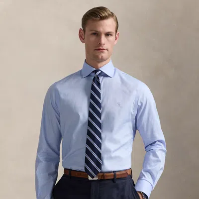 Polo Ralph Lauren Ralph Lauren Regent Slim Fit Textured Shirt In Blue