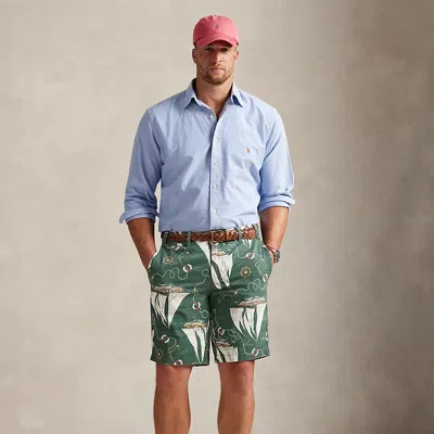 Polo Ralph Lauren Ralph Lauren Relaxed Fit Sailboat Chino Short In Green