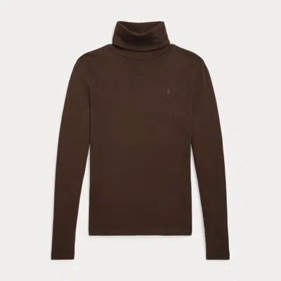 POLO RALPH LAUREN RALPH LAUREN RIBBED COTTON-BLEND TURTLENECK