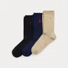 Polo Ralph Lauren Ralph Lauren Ribbed Crew Sock 3-pack