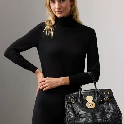 Polo Ralph Lauren Alligator Ricky 33 In Black