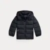 Polo Ralph Lauren Down Puffer Jacket In Black