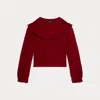 Polo Ralph Lauren Ribbed-knit Top In Red