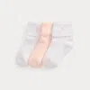 Polo Ralph Lauren Ralph Lauren Scalloped-cuff Crew Sock 3-pack