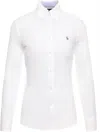 Polo Ralph Lauren Classic Long Sleeves Button Front Shirt Clothing In White