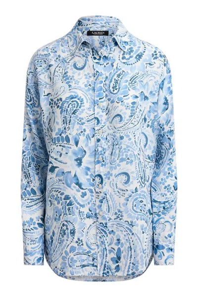 Polo Ralph Lauren Ralph Lauren Shirts White/light Blue In Multi