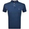Polo Ralph Lauren Ralph Lauren Short Sleeved Knit Polo T Shirt Blue In Blue