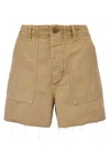 Polo Ralph Lauren Denim Shorts With Frayed Hem And Pockets