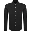 Polo Ralph Lauren Ralph Lauren Slim Fit Sport Shirt Black In Black