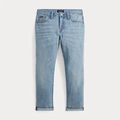 Polo Ralph Lauren Kids' Ralph Lauren Slim Taper Indigo Jean In Blue