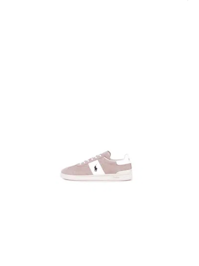 Polo Ralph Lauren Ralph Lauren Sneakers In Latte Bianco