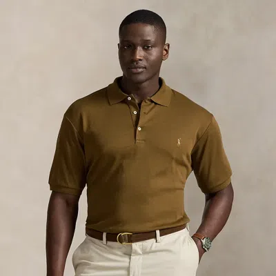 Polo Ralph Lauren Ralph Lauren Soft Cotton Polo Shirt In Brown