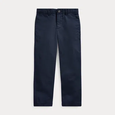 Polo Ralph Lauren Kids' Ralph Lauren Straight Fit Flex Abrasion Twill Pant In Blue