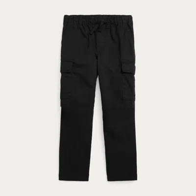 Polo Ralph Lauren Kids' Ralph Lauren Stretch Chino Cargo Pant In Black