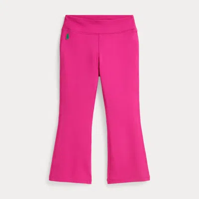 Polo Ralph Lauren Kids' Ralph Lauren Stretch Jersey Flare Legging In Pink
