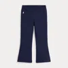 Polo Ralph Lauren Kids' Ralph Lauren Stretch Jersey Flare Legging In Blue