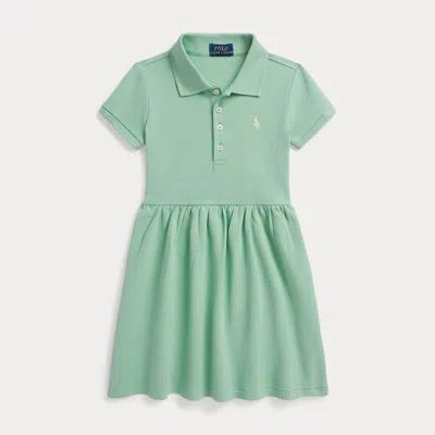 Kids' Ralph Lauren Stretch Mesh Polo Dress In Green from Ralph Lauren