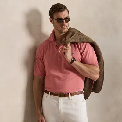 Polo Ralph Lauren Ralph Lauren Stretch Mesh Polo Shirt In Pink