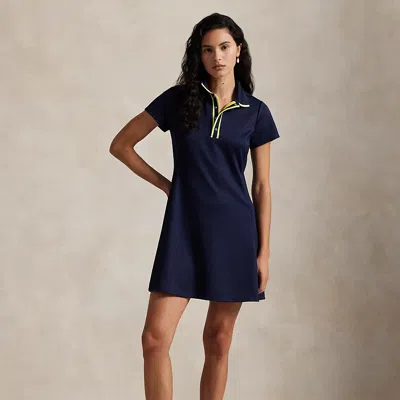 Polo Ralph Lauren Ralph Lauren Stretch Piqué Polo Dress In Blue