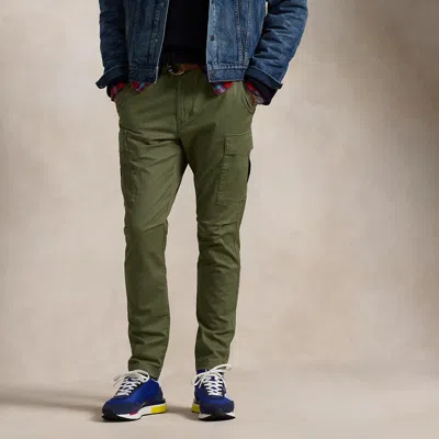 Polo Ralph Lauren Stretch Slim Fit Knitlike Cargo Pant In Garden Trail