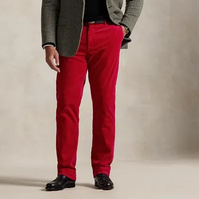Polo Ralph Lauren Ralph Lauren Stretch Straight Fit Corduroy Pant In Red