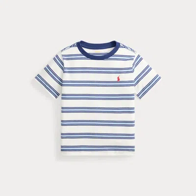 Polo Ralph Lauren Kids' Ralph Lauren Striped Cotton Jersey Tee In Multi