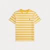 Polo Ralph Lauren Kids' Ralph Lauren Striped Cotton Jersey Tee In Yellow