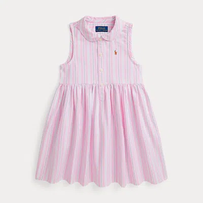 Polo Ralph Lauren Kids' Ralph Lauren Striped Cotton Oxford Shirtdress