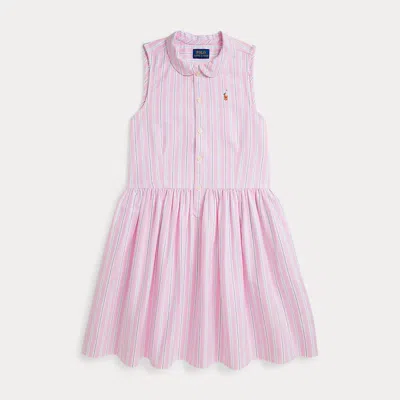Polo Ralph Lauren Kids' Ralph Lauren Striped Cotton Oxford Shirtdress