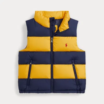 Polo Ralph Lauren Kids' Ralph Lauren Striped Down Vest In Multi