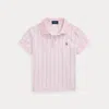 Polo Ralph Lauren Ralph Lauren Striped Oxford Mesh Boxy Polo Shirt