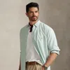 Polo Ralph Lauren Ralph Lauren Striped Oxford Shirt In Green