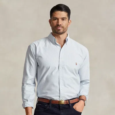 Polo Ralph Lauren Ralph Lauren Striped Oxford Shirt In Blue