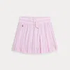 Polo Ralph Lauren Ralph Lauren Striped Pleated Oxford Mesh Skort