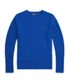 Polo Ralph Lauren Julianna Wool And Cashmere Blend Sweater In Blue