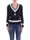 Polo Ralph Lauren Ralph Lauren Sweaters In Navy Avorio Blu