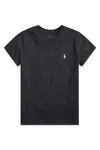 Polo Ralph Lauren French Terry Short Sleeve Pajama Set Black