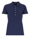 Polo Ralph Lauren Julie Slim Polo In Blue