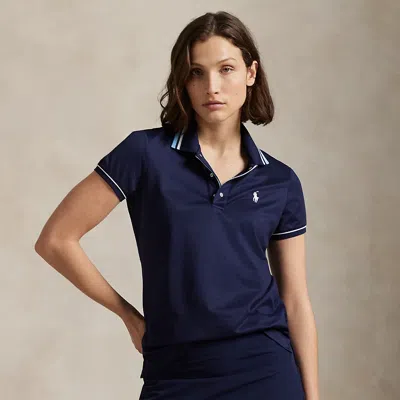Polo Ralph Lauren Ralph Lauren Tailored Fit Jersey Polo Shirt In Blue