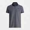 Polo Ralph Lauren Ralph Lauren Tailored Fit Performance Polo Shirt In Gray