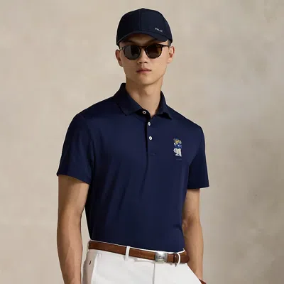 Polo Ralph Lauren Ralph Lauren Tailored Fit Polo Bear Polo Shirt In Blue