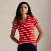 Polo Ralph Lauren Ralph Lauren Tailored Fit Stretch Jersey Polo Shirt In Red