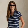 Polo Ralph Lauren Ralph Lauren Tailored Fit Stretch Jersey Polo Shirt In Blue