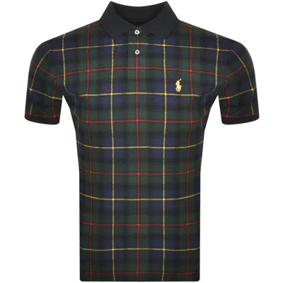 Polo Ralph Lauren Ralph Lauren Tartan Polo T Shirt Green