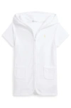 Polo Ralph Lauren Terry Hooded Cover-up In White